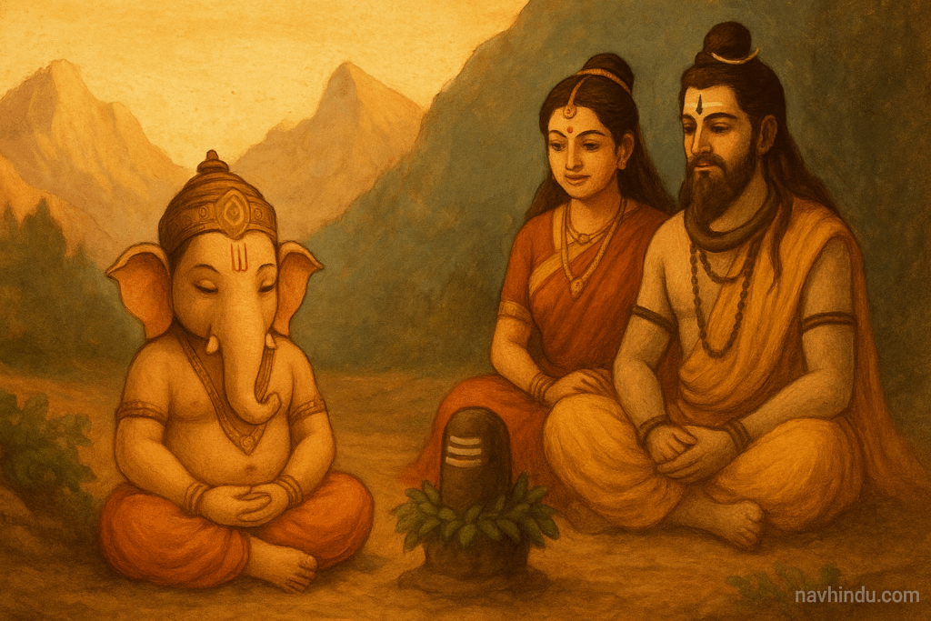 ganesha shiva parvati