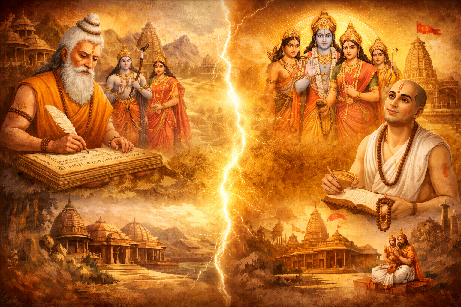 Valmiki and Tulsidas Poets of the Ramayana